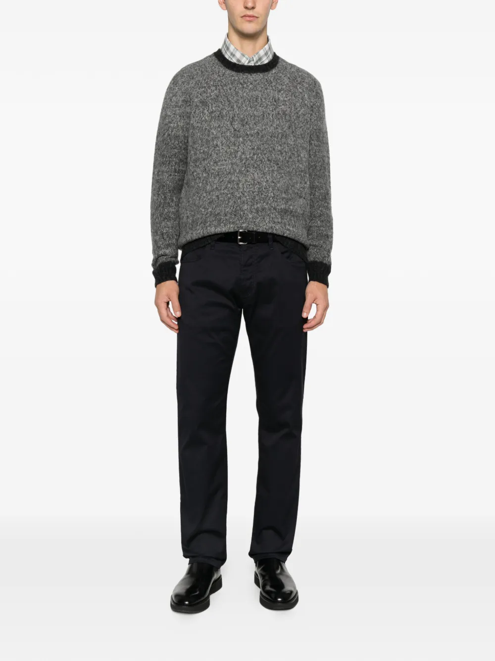 Drumohr crew-neck sweater - Grijs