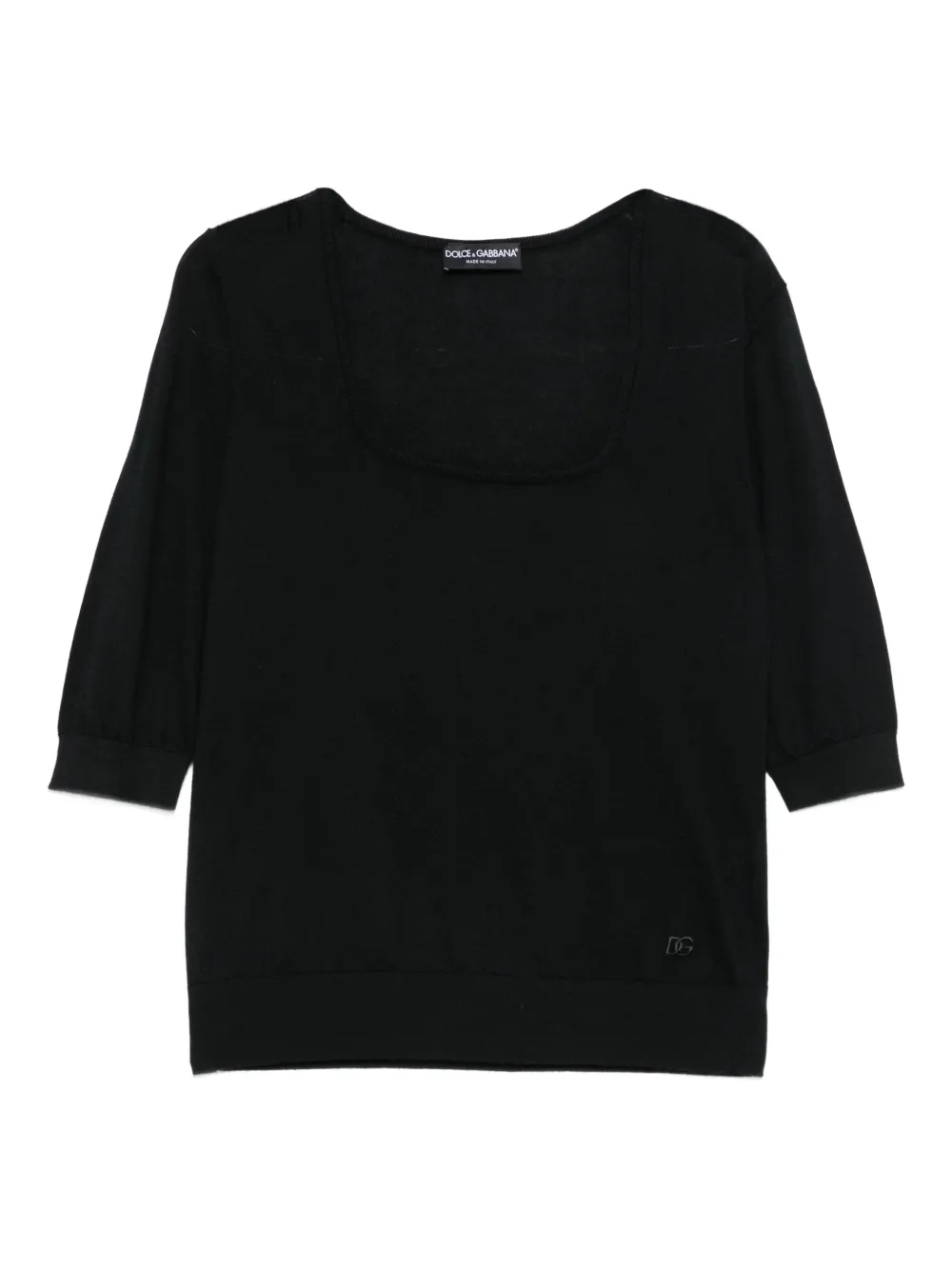 Dolce & Gabbana Cashmere Sweater In Black