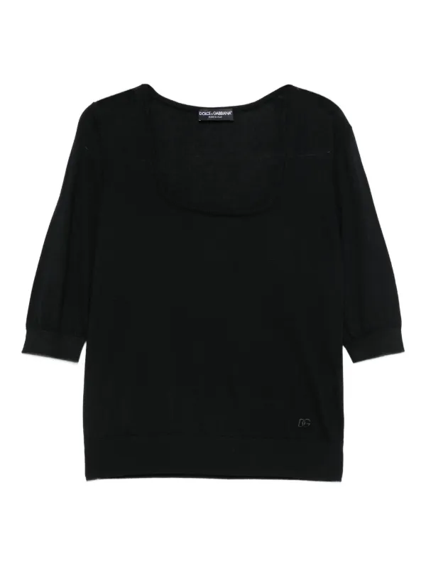 トップス DOLCE&GABBANA cashmere100% knit Black 40 32236235_62249784_600.jpg