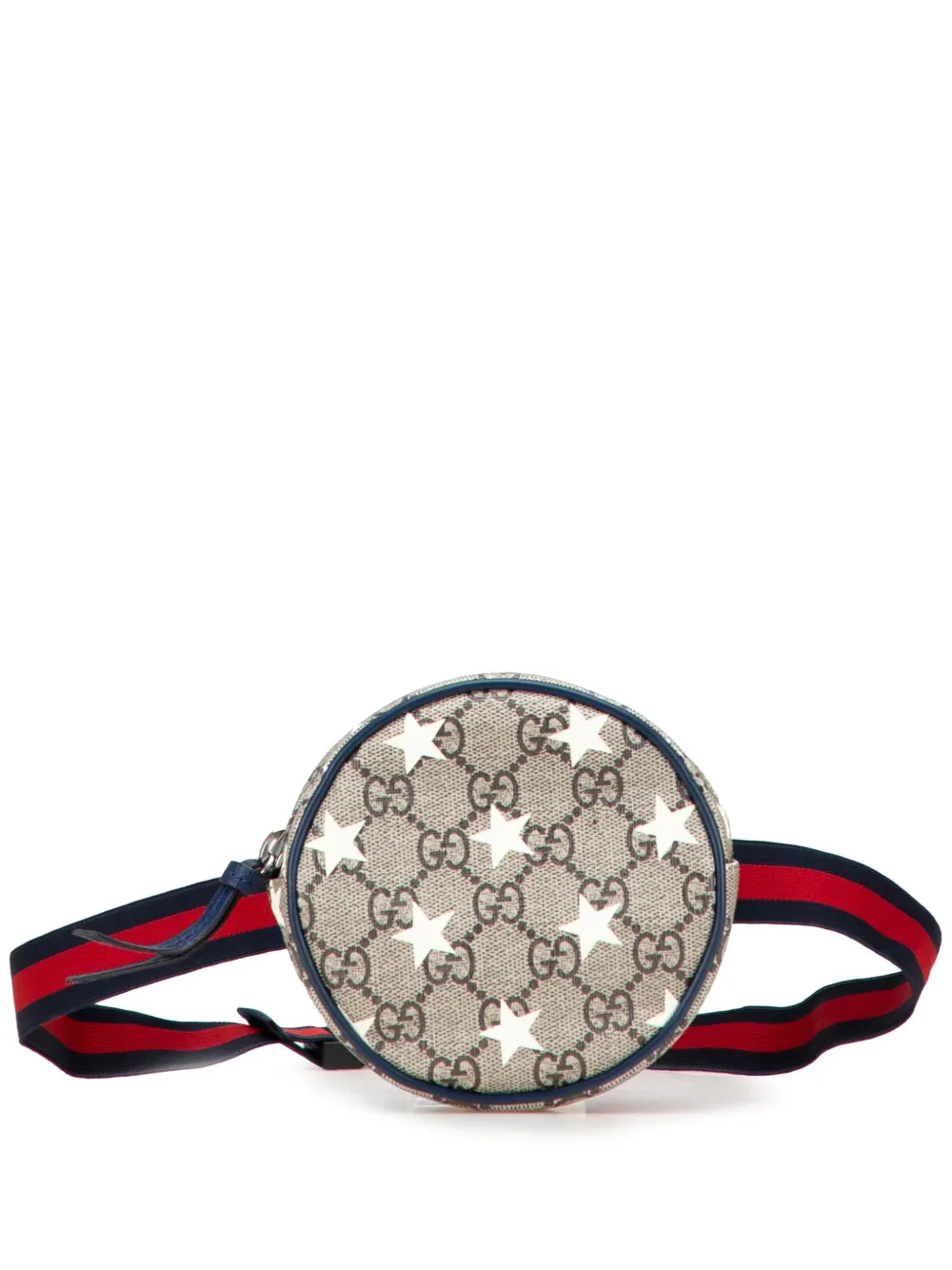 Gucci Pre-Owned 2016-2025 GG Supreme Kids Stars belt bag | Brown | Image 1