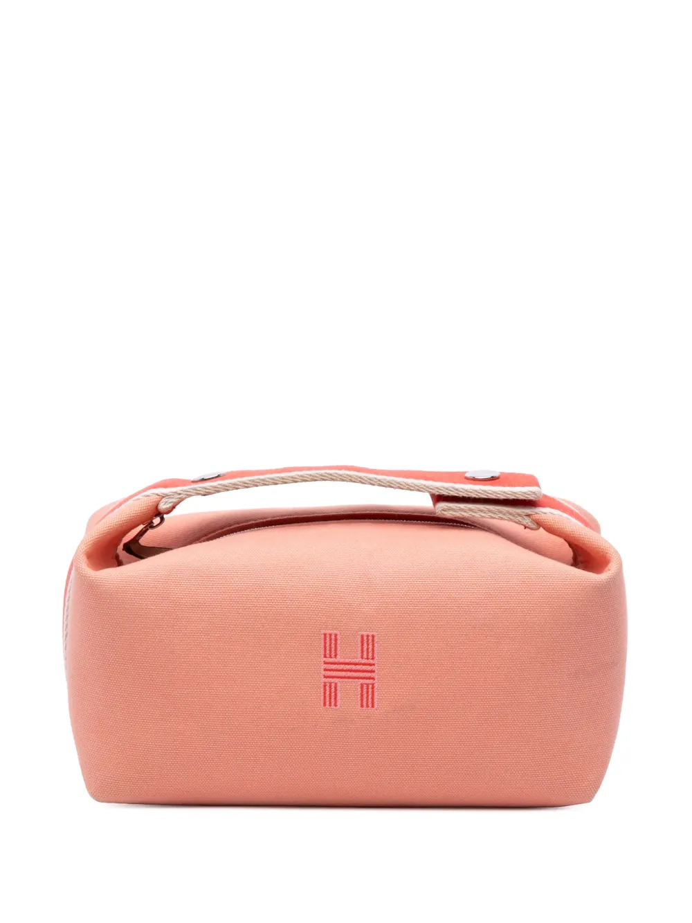 Hermès Pre-Owned 2021-2025 Small Canvas Bride A Brac Case vanity bag | Pink | Image 1