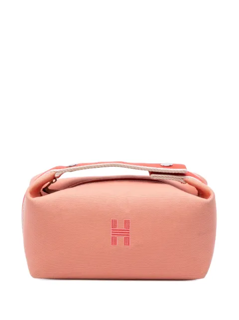 Hermès Pre-Owned 2021-2025 Small Canvas Bride A Brac Case vanity bag