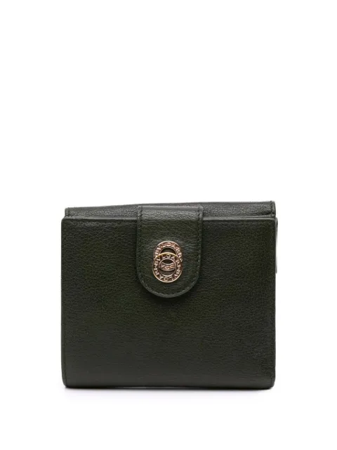 Bvlgari Pre-Owned cartera plegable Doppiotondo pequeña de piel 2009-2024