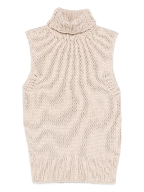 ELY ELY Lilac turtleneck vest