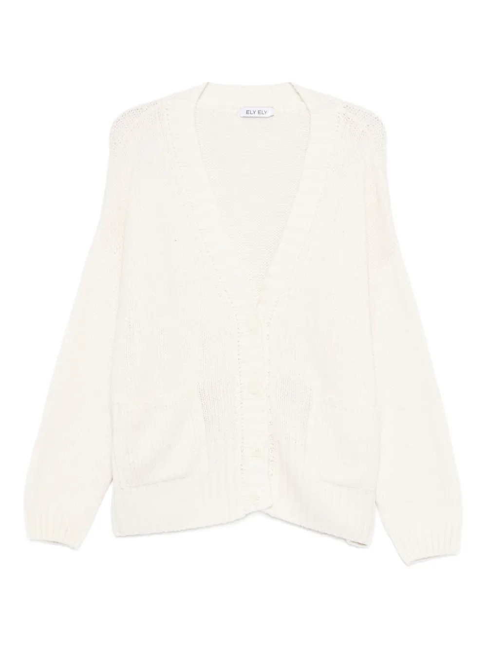 ELY ELY Alanis V-neck pocket cardigan | Neutrals | Image 1