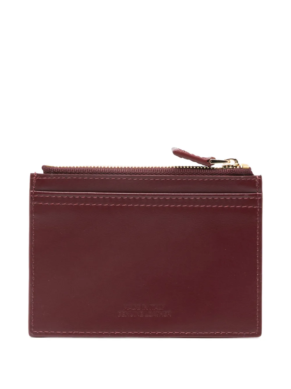 Liviana Conti zip-fastening card holder - Rood