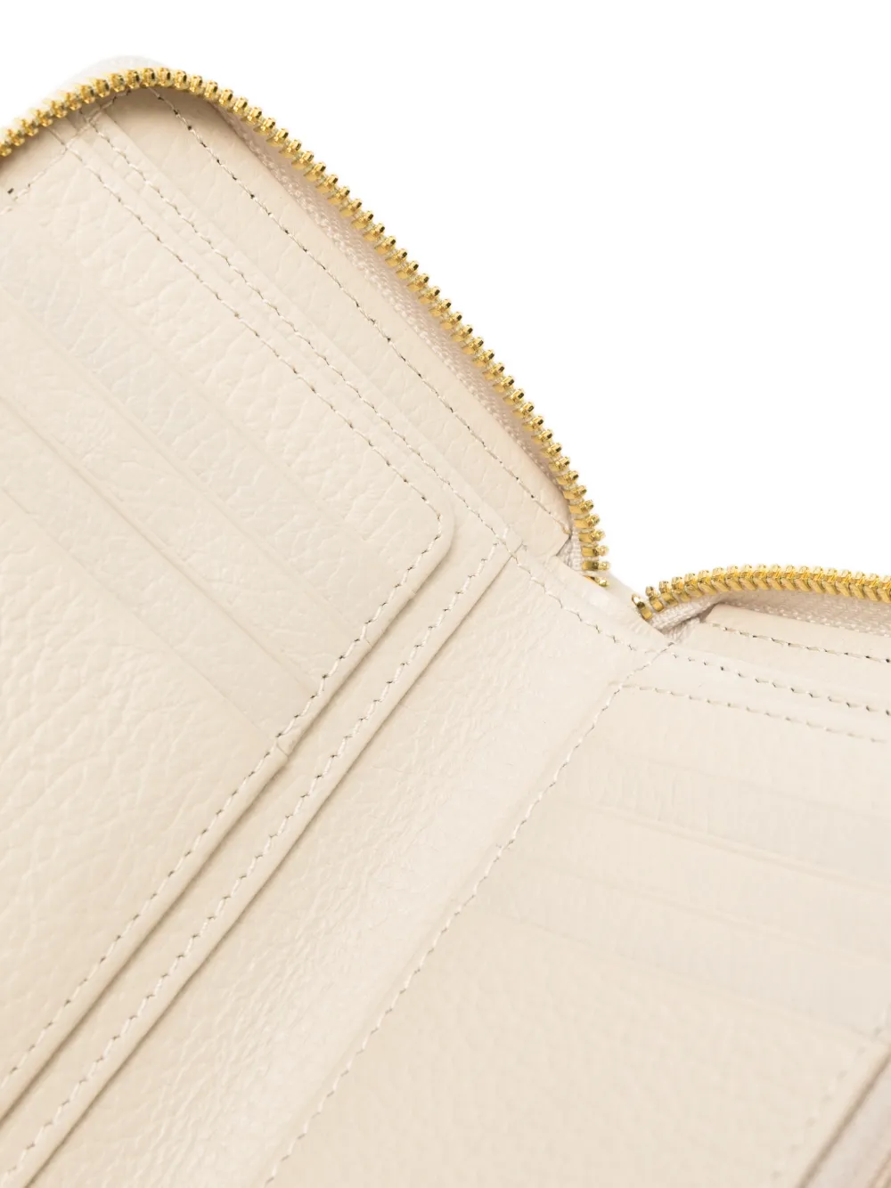 Liviana Conti Zipped Wallet In Neutral