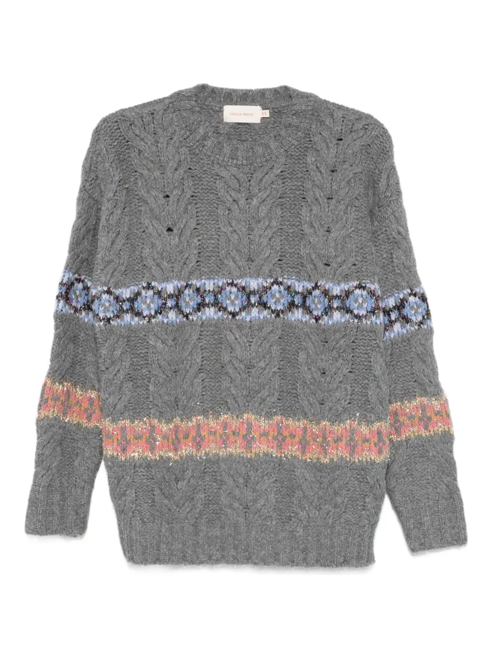 Cecilia Prado Camila patterned sweater | Grey | Image 1