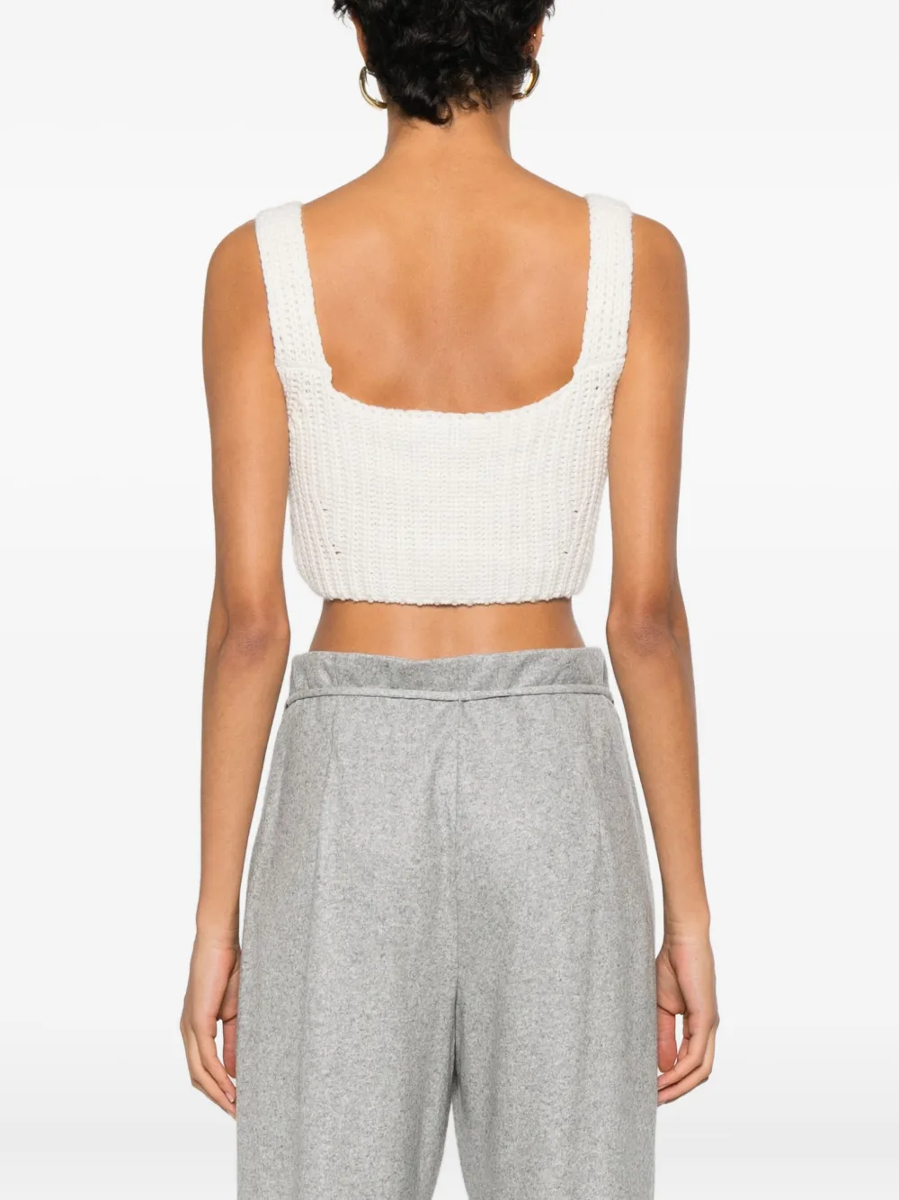 Ely Ely Ribbed Top In White