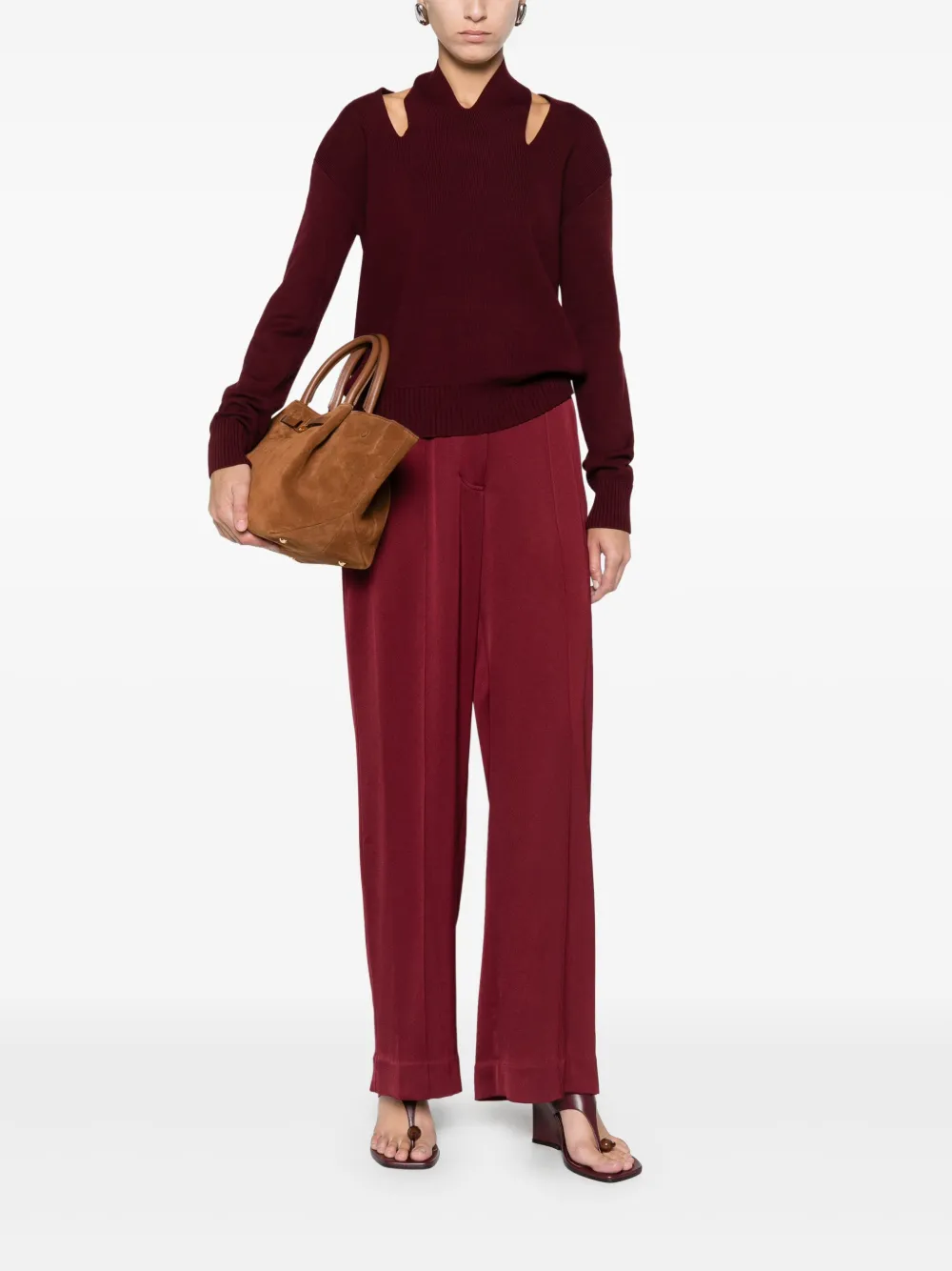 Yuzefi ribbed-trim sweater | Knitted Sweaters | Image 2