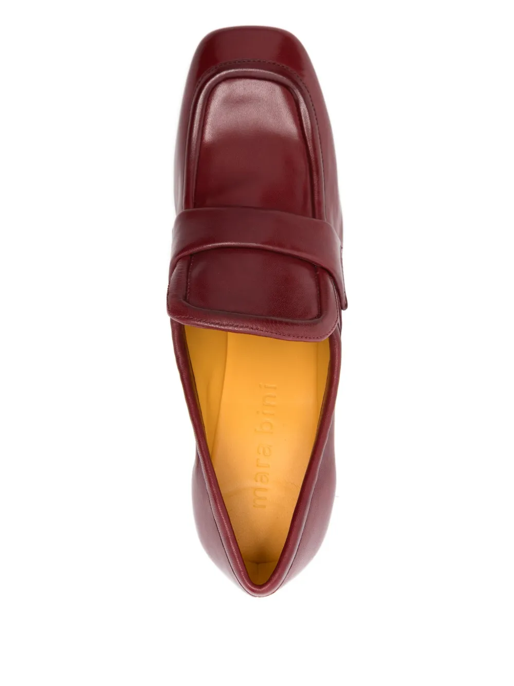 Mara Bini 60mm Leather Pumps In Red