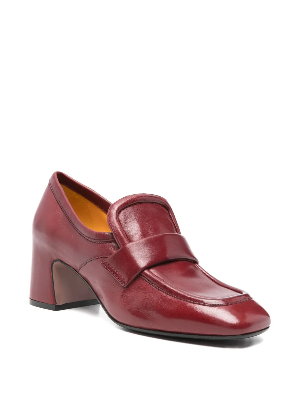 Mara Bini 60mm Leather Pumps In Red