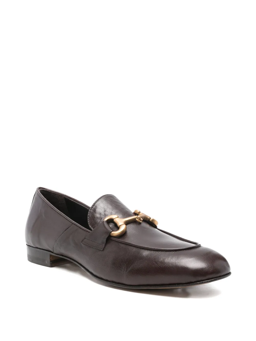 Mara Bini Horsebit-detail Loafers In Brown