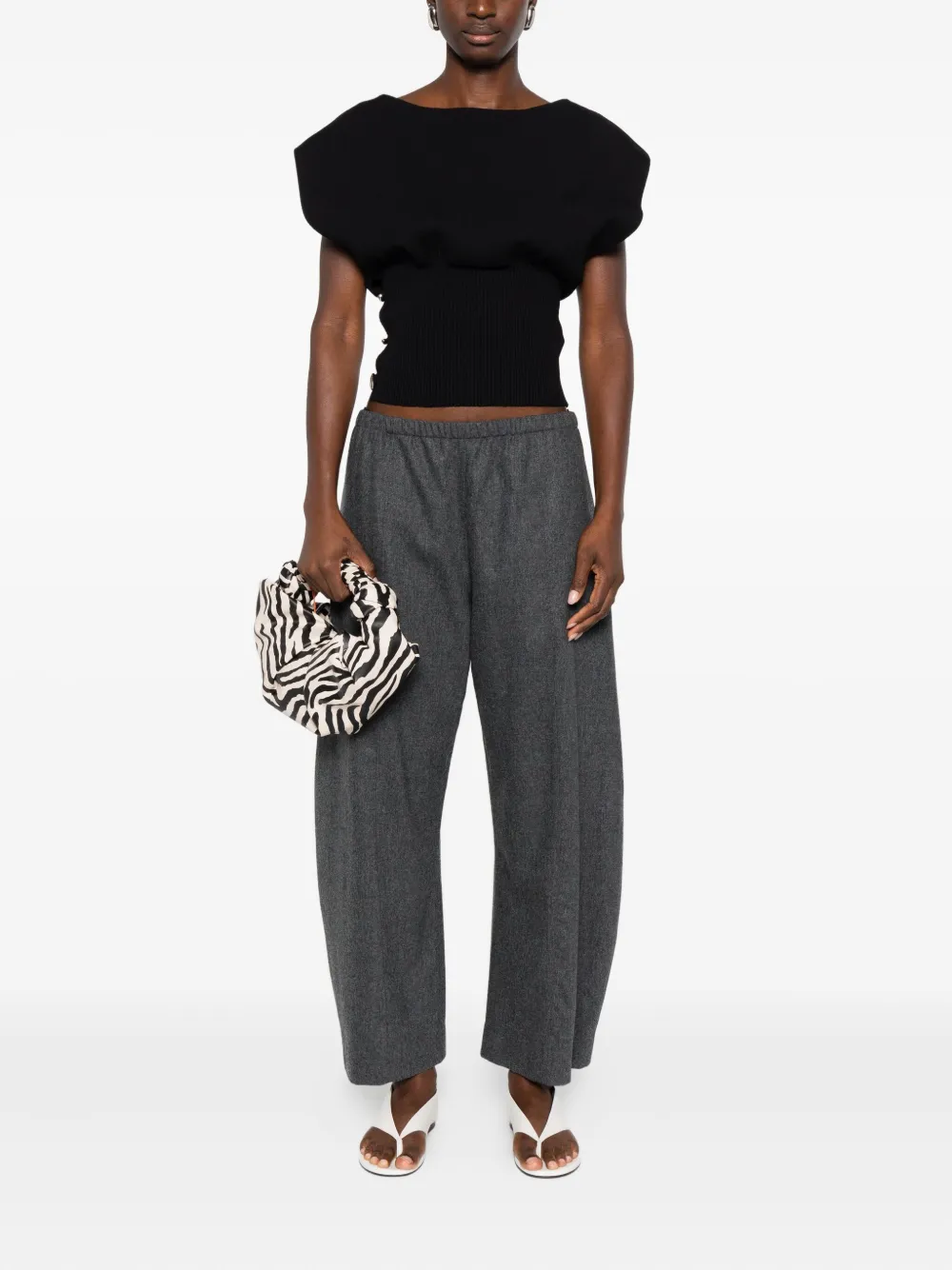 Yuzefi Naeris Milano blouse - Zwart