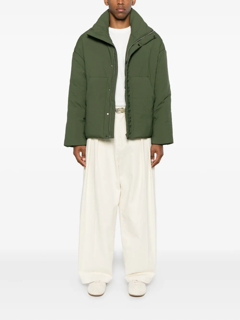 ROUGH. floral-embroidered puffer jacket | Down Jackets | Image 2