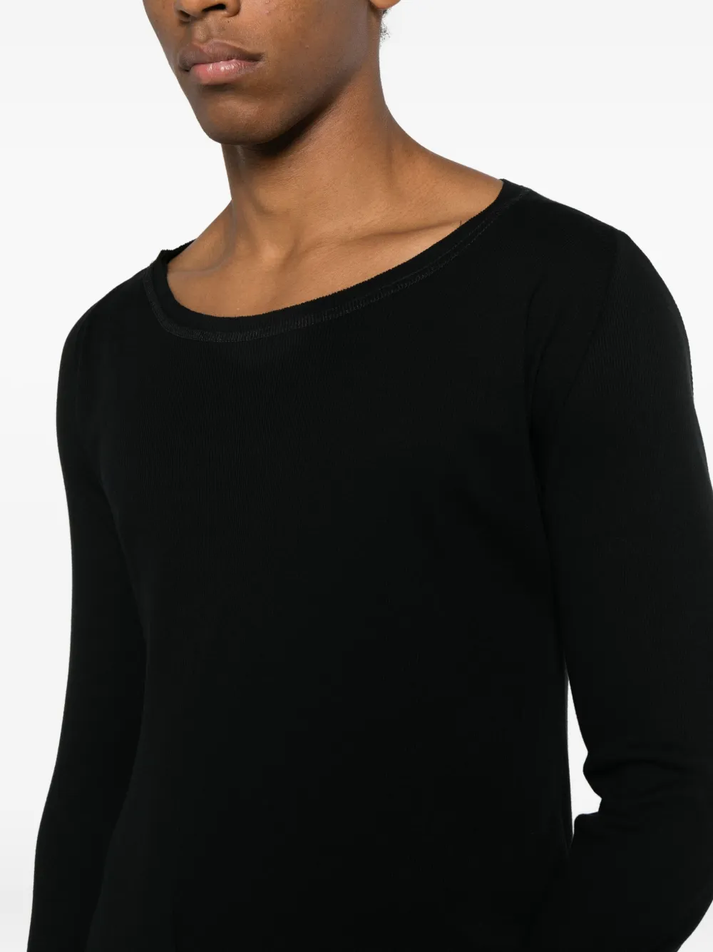 Leon Emanuel Blanck Long-sleeve T-shirt In Black