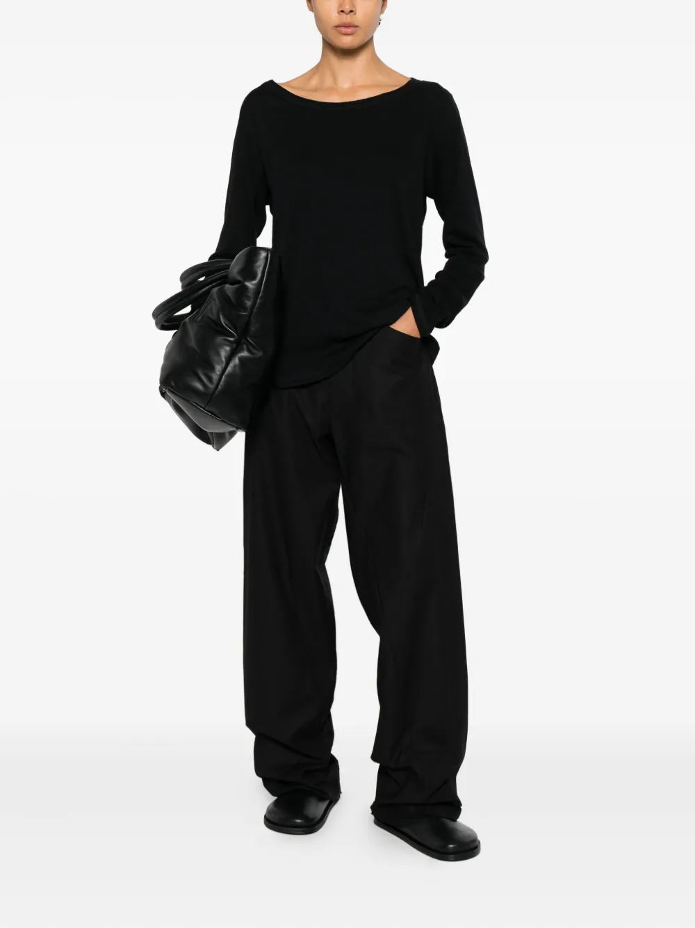 Leon Emanuel Blanck Long-sleeve T-shirt In Black