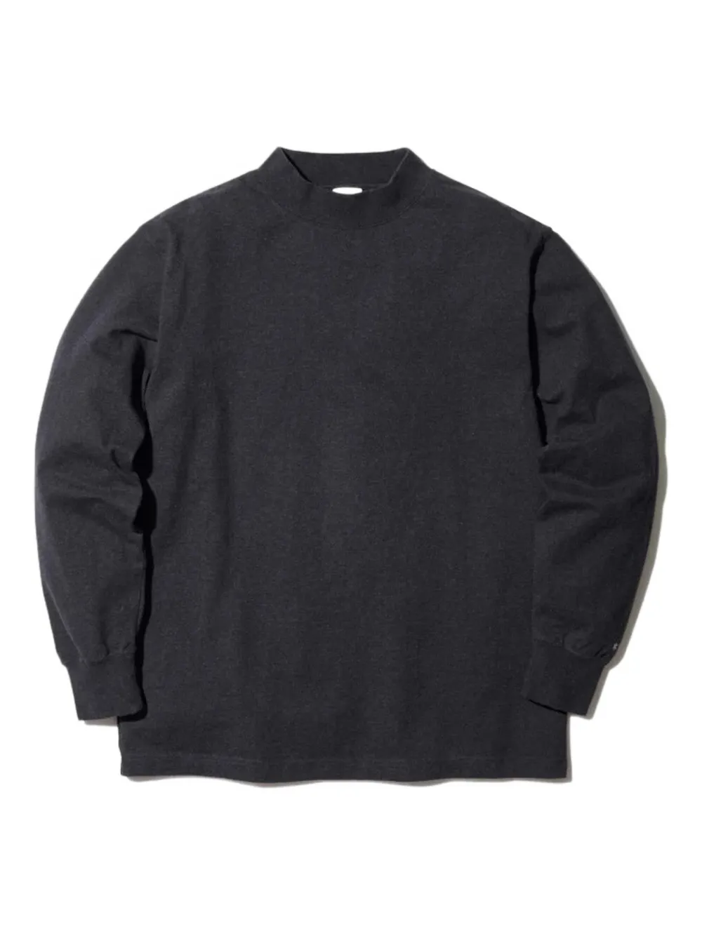 Snow Peak Mock-neck Long-sleeve T-shirt In Blue