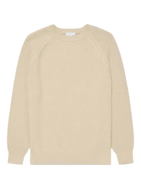 Sunspel ribbed-knit cotton jumper