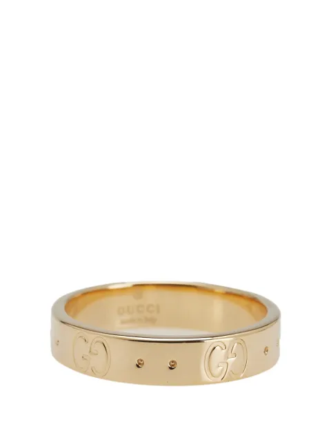 Gucci Pre-Owned anillo Icon Ring en oro amarillo de 18kt 2010-2020