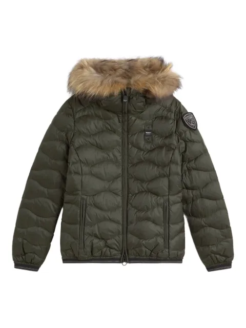 Blauer faux-fur hooded jacket