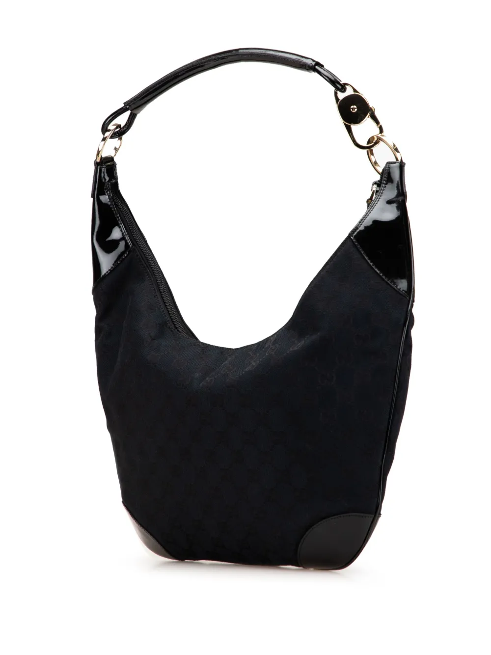 Pre-owned Gucci 2000-2015 Gg Canvas Shoulder Bag In Blue