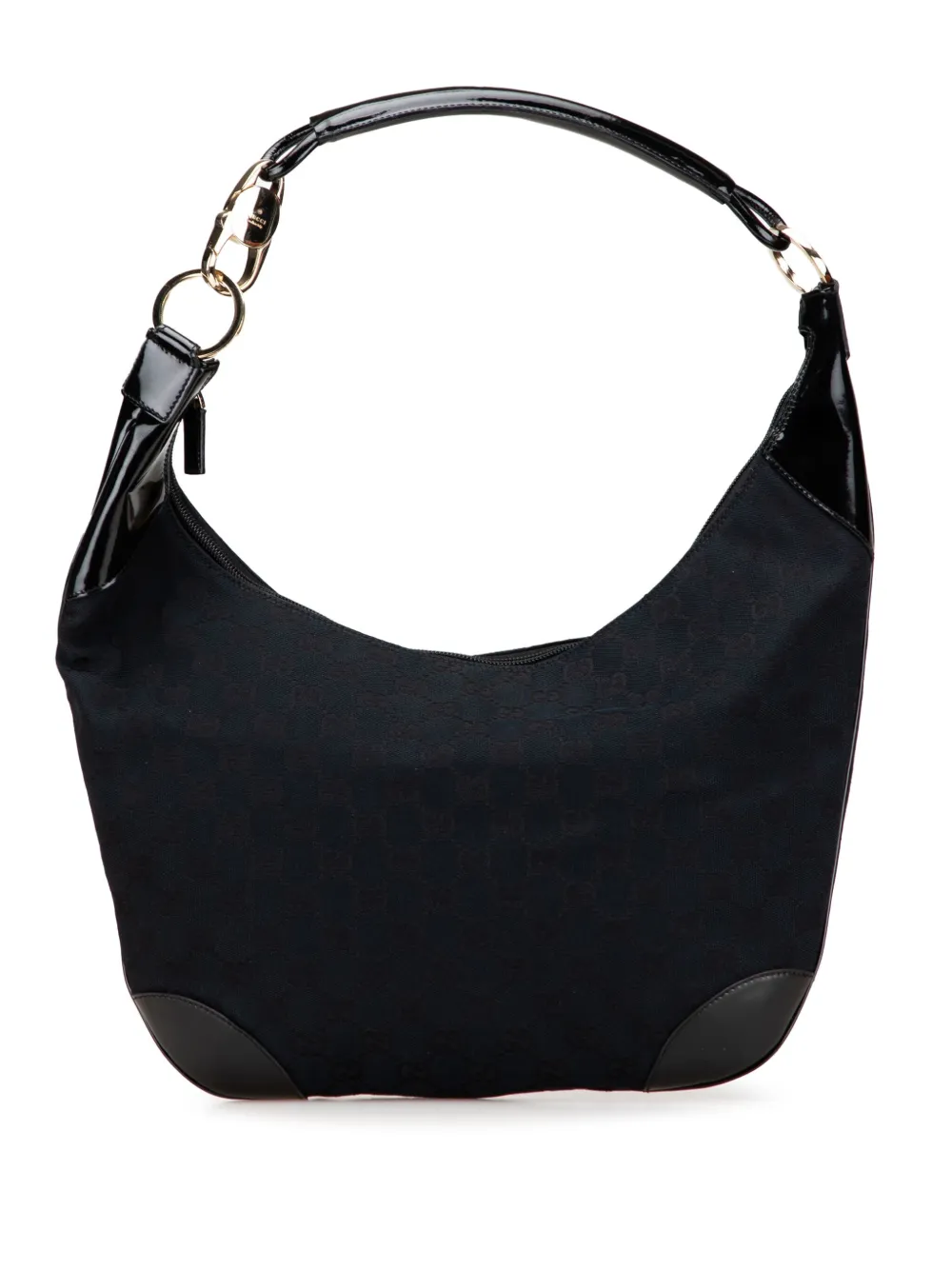 Pre-owned Gucci 2000-2015 Gg Canvas Shoulder Bag In Blue