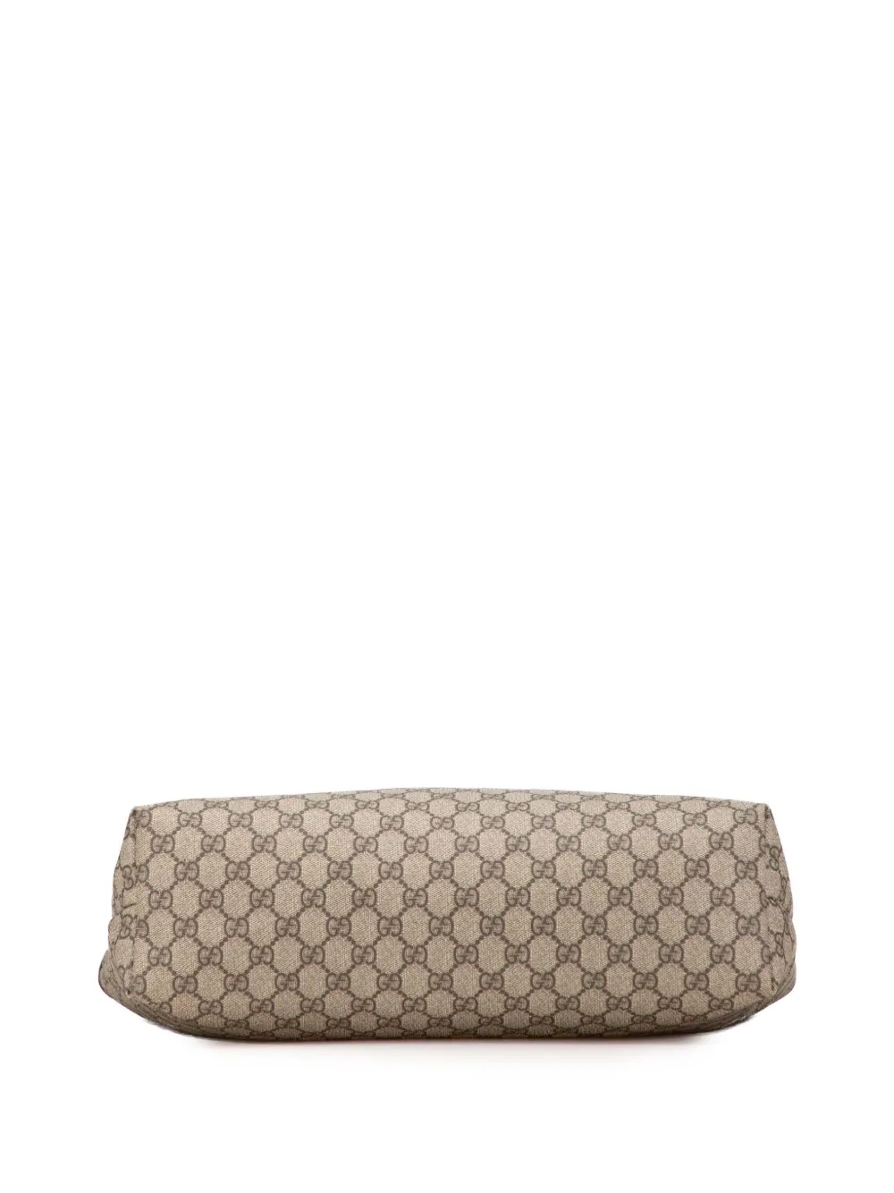 Pre-owned Gucci 2000-2015 Medium Gg Supreme Web Loop Tote Bag In Brown