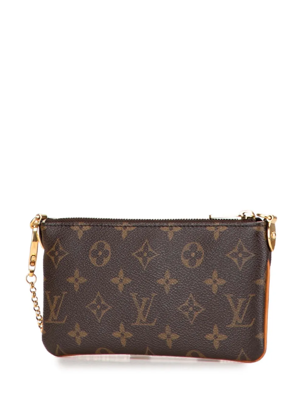 Pre-owned Louis Vuitton 2008 Monogram Pochette Milla Mm Shoulder Bag In Brown
