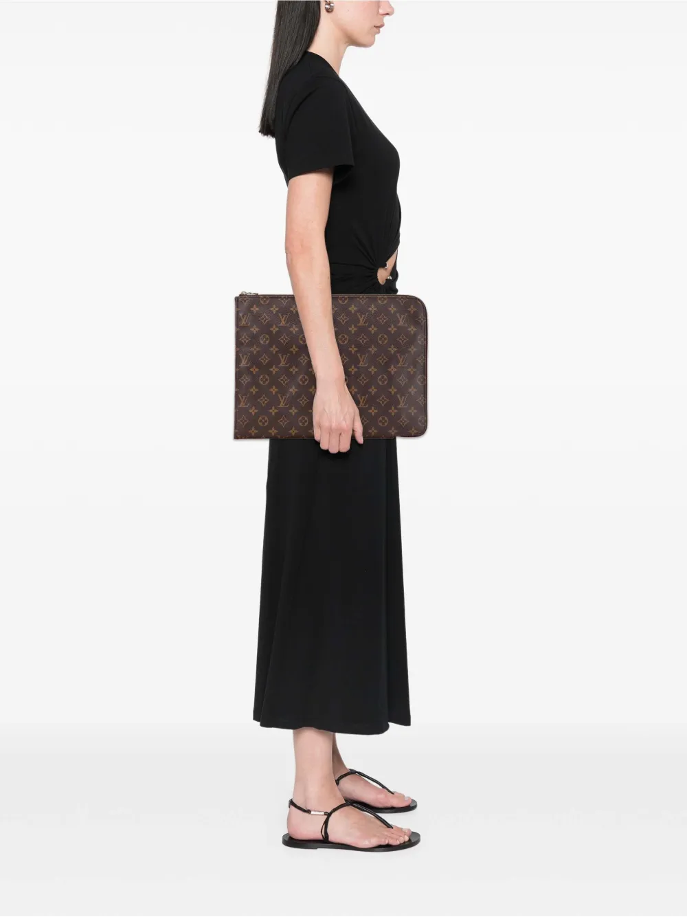 Louis Vuitton Pre-Owned 1998 Monogram Poche Documents Portfolio business bag | Pre-Owned | Image 2