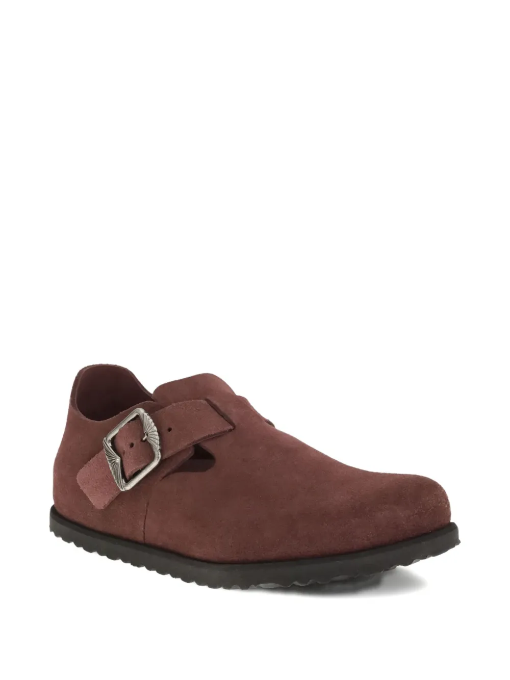 Birkenstock 1774 London Suede Loafers In Red