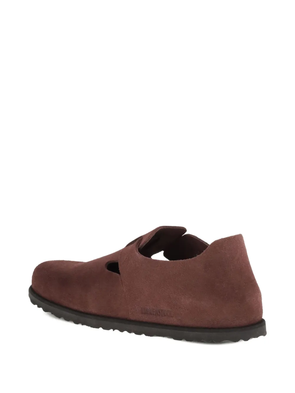 Birkenstock 1774 London Suede Loafers In Red