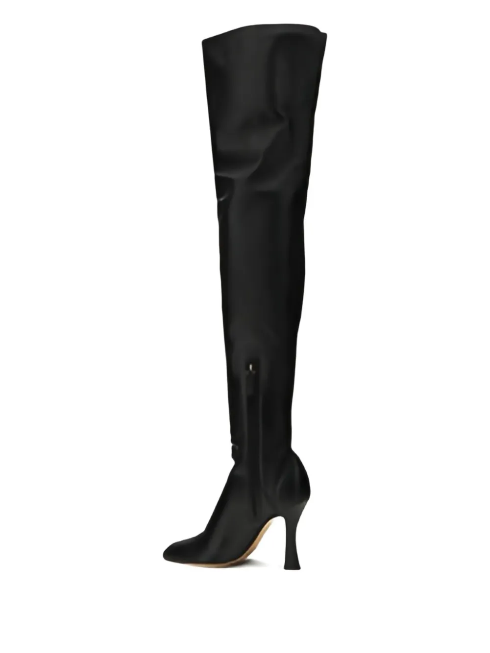 Petar Petrov round toe overknee boots Zwart