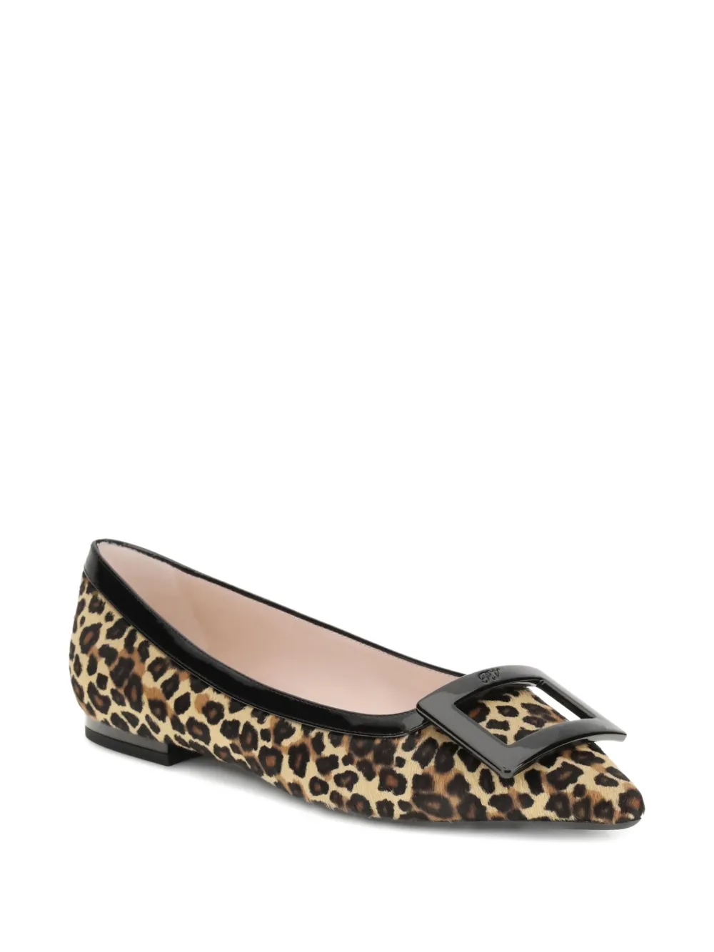 Roger Vivier leopard buckle ballet flats | Image 2