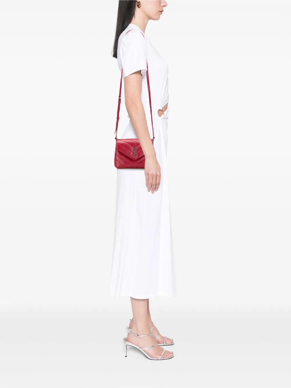 Saint Laurent Pre-Owned 2017 Toy Calfskin Loulou crossbody bag | Pre-Owned | Image 2
