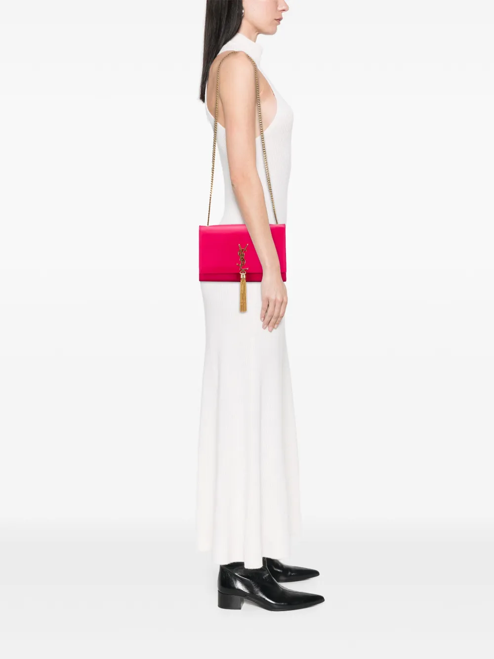 Saint Laurent Pre-Owned 2014 Medium Smooth Calfskin Classic Monogram Kate Tassel crossbody bag | Pre-Owned | Image 2
