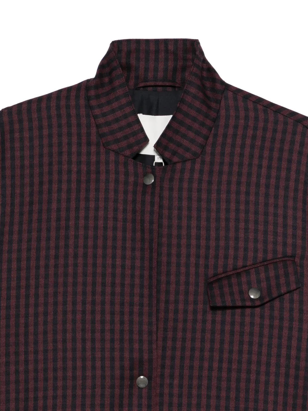 Tibi Bomberjack met gingham ruit Rood