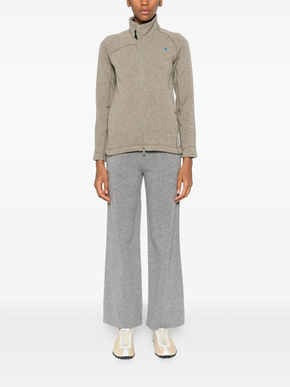 Klättermusen Balder 2.0 jack met logodetail - Groen