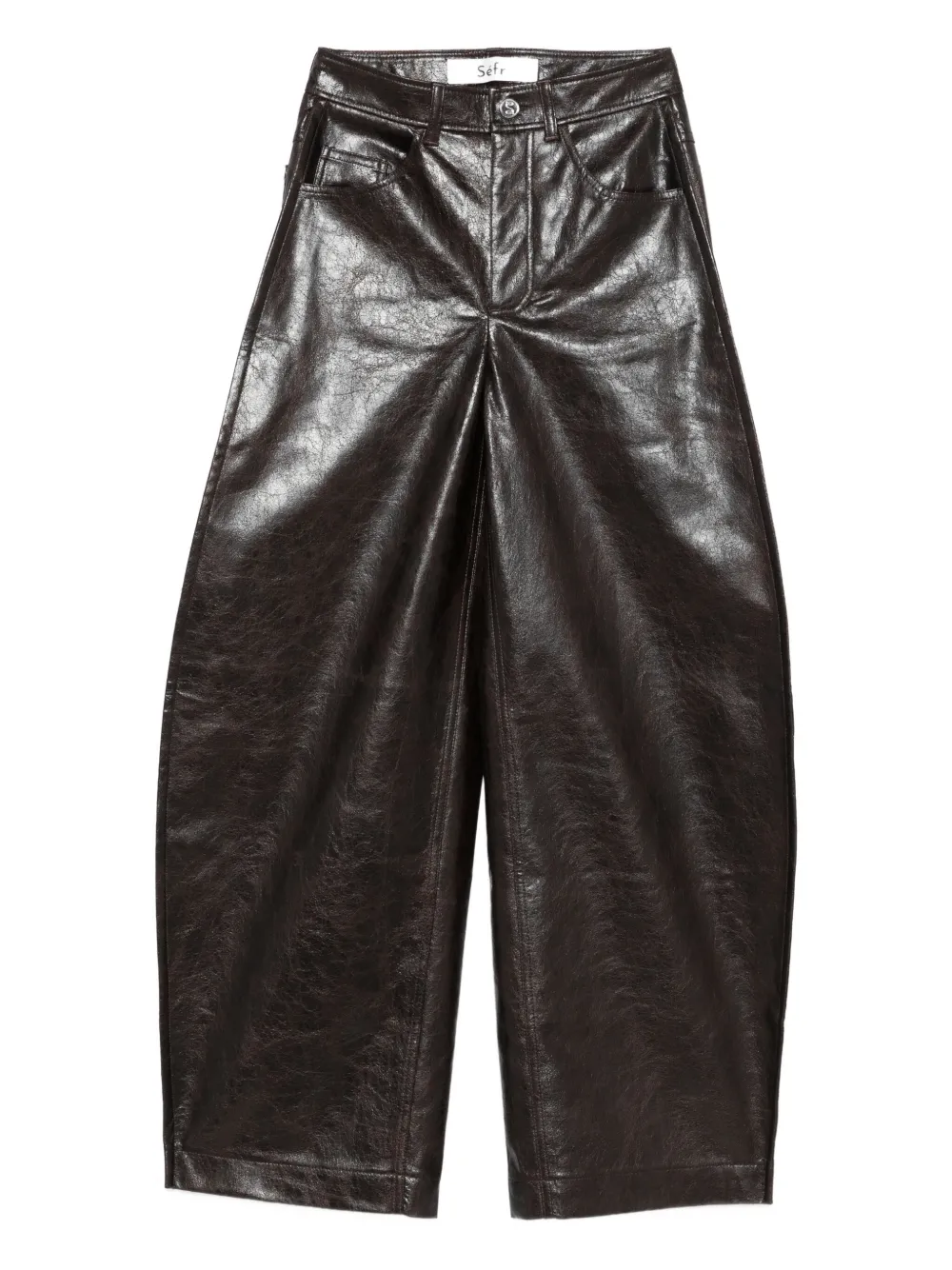 Sefr+pantalon+Alma+à+cinq+poches+-+Marron