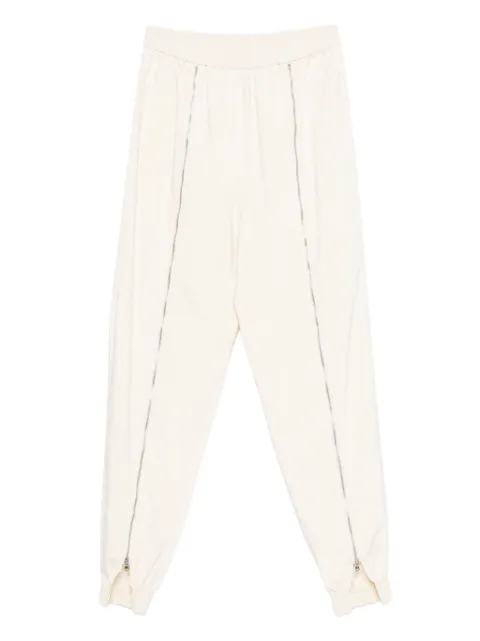 Tibi zip-detail track trousers
