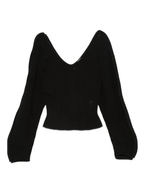 Séfr Anguille raglan v-neck sweater