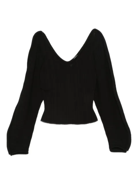 Séfr Anguille raglan v-neck sweater