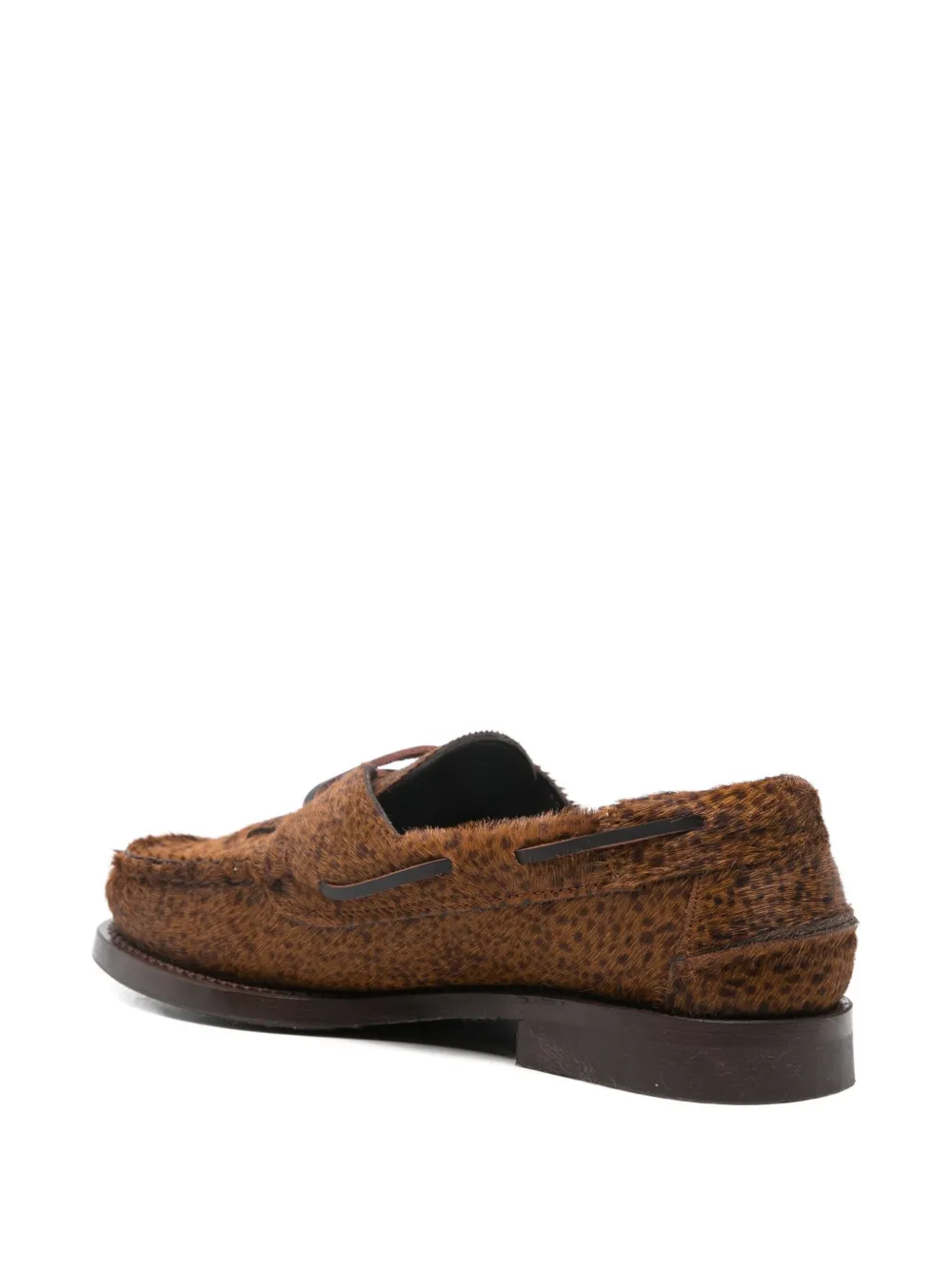 Hereu Saler Braided Lace-up Loafers In Brown