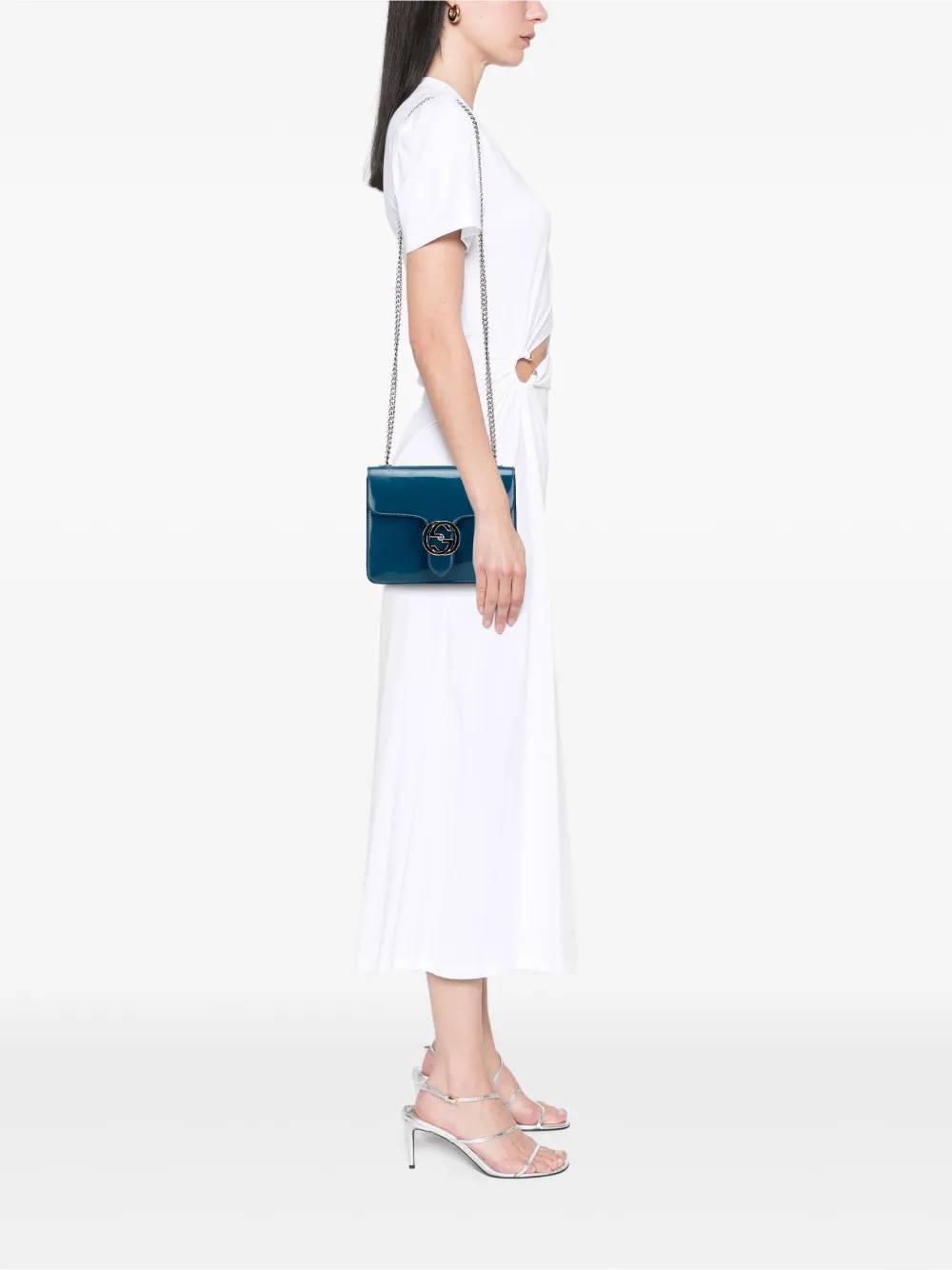 Gucci Pre-Owned 2016-2025 Small Polished Calfskin Interlocking G Dollar crossbody bag | Pre-Owned | Image 2