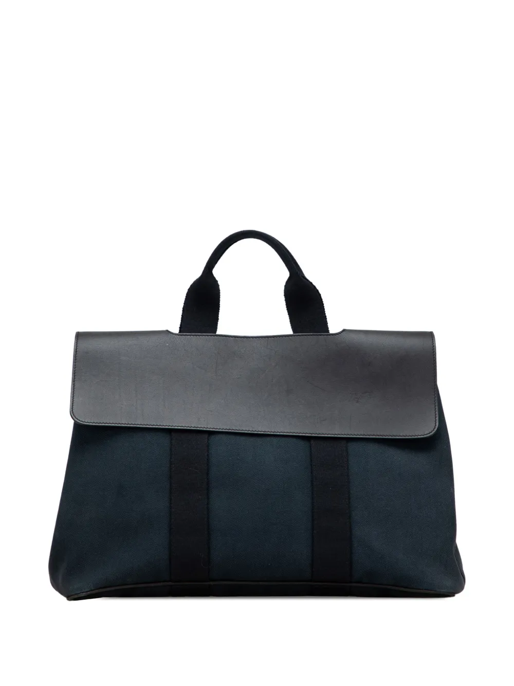 Hermès Pre-Owned 2000-2015 Toile and Swift Valparaiso GM handbag | Blue | Image 1