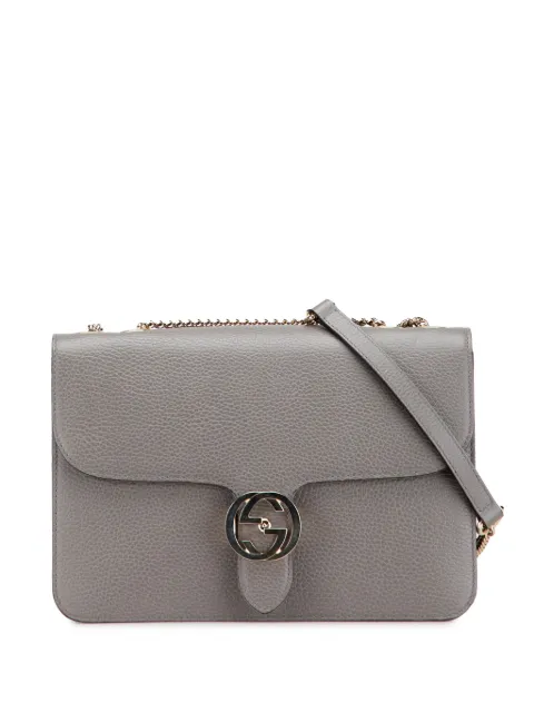 Gucci Pre-Owned 2000-2015 Medium Dollar Calfskin Interlocking G crossbody bag
