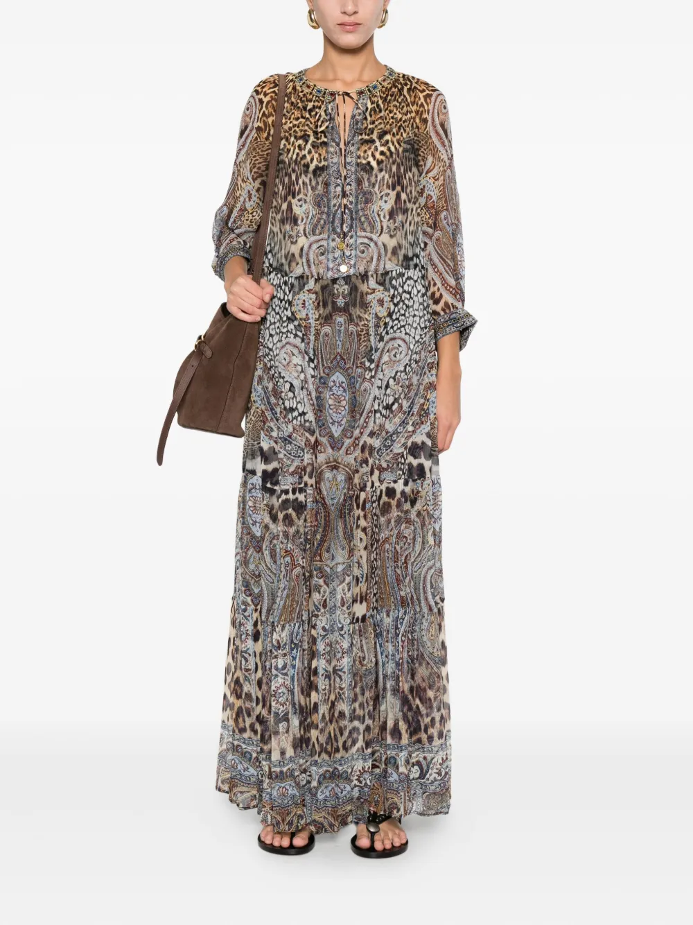 Camilla Istanbul Animalia dress - Bruin