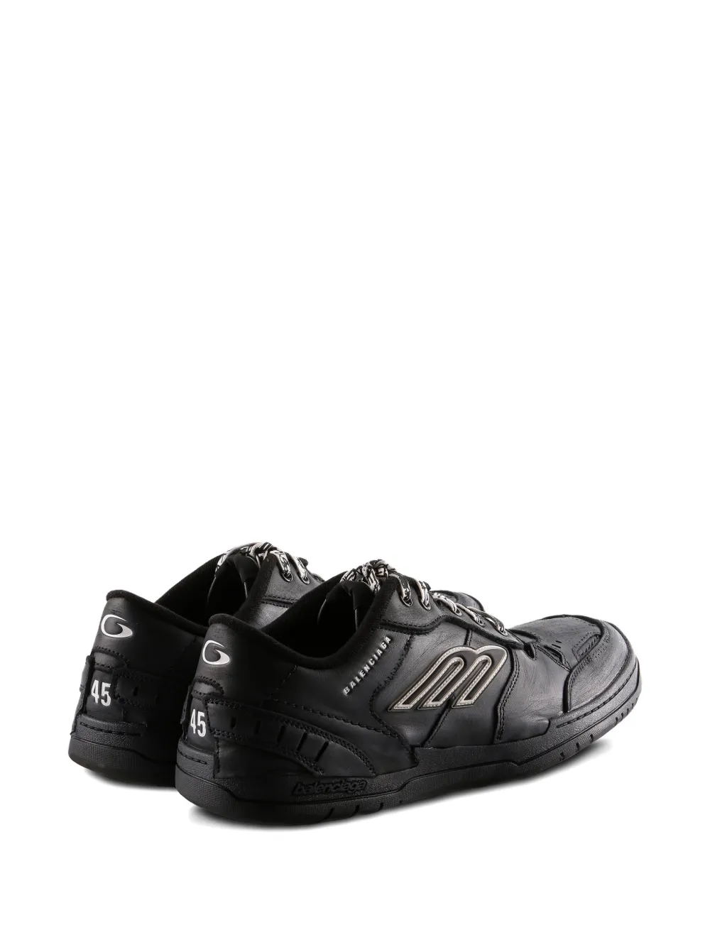 Balenciaga Hamptons Worn-Out trainers Zwart