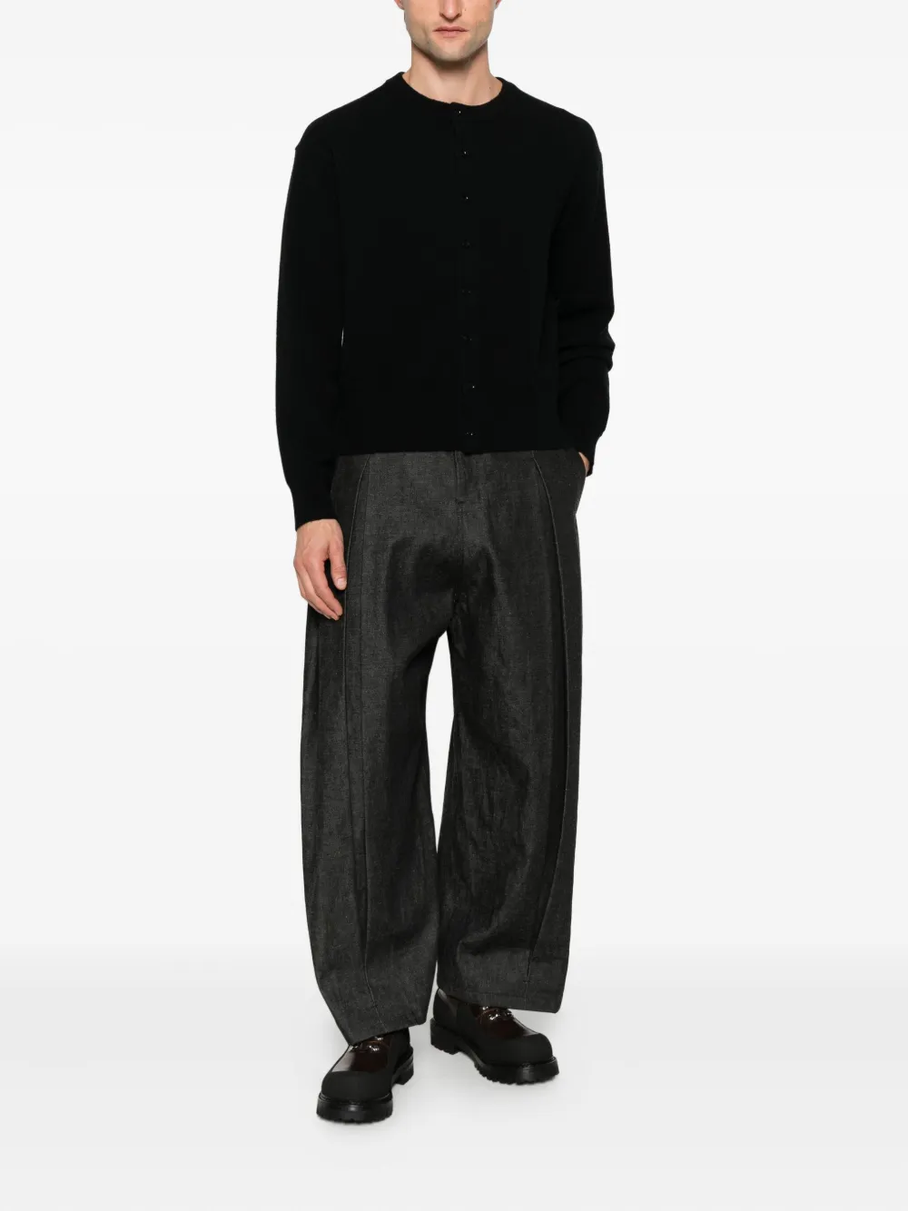 Extreme Cashmere Luce Cardigan In Black