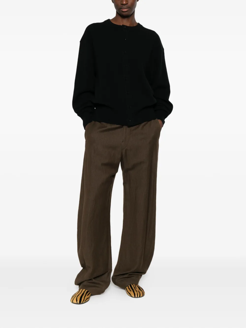 Extreme Cashmere Luce Cardigan In Black